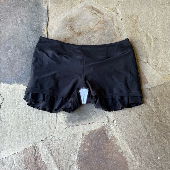 Nike Women's Black Ruffle tennis Skirt - Picture 6 of 8